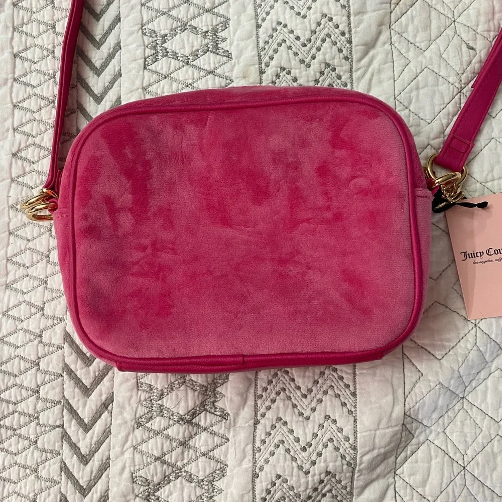 NWT Juicy Couture Pink Crossbody Bag - Picture 2 of 12